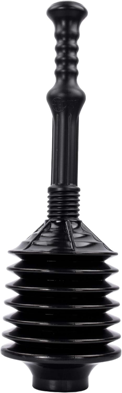 JS Jackson Supplies Professional Bellows Accordion Toilet Plunger