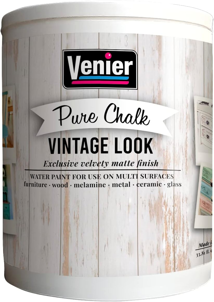 Venier Chalk Pure Paint - for Furniture, Crafts, Home Decor
