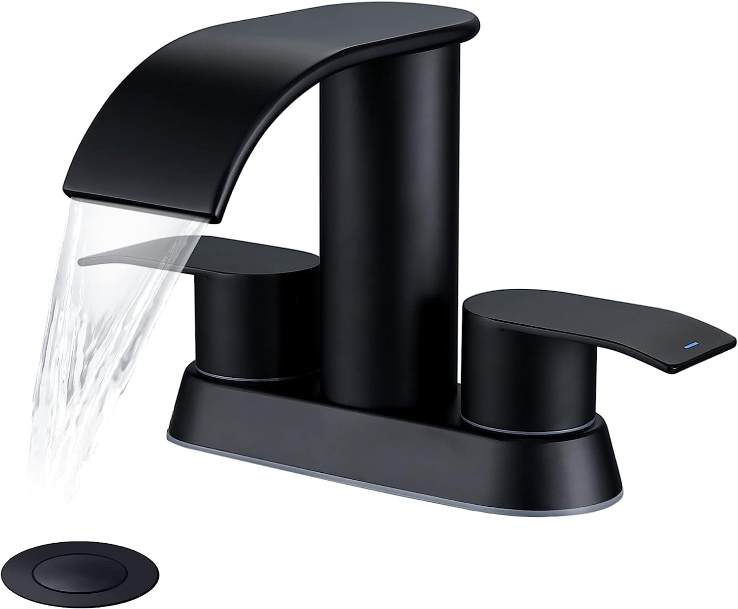 Ultimate Unicorn Waterfall Bathroom Sink Faucet Matte Black