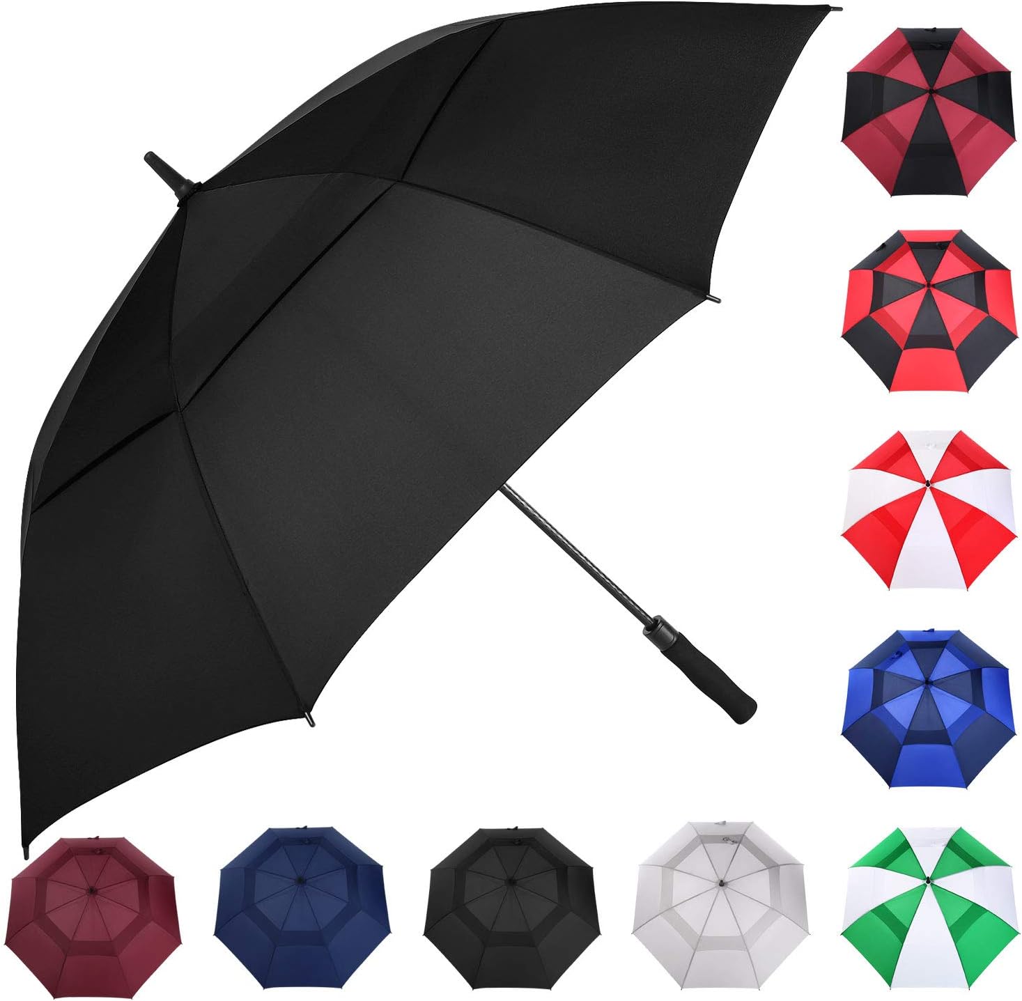 MRTLLOA 54/62/68/72 Inch Automatic Open Golf Umbrella