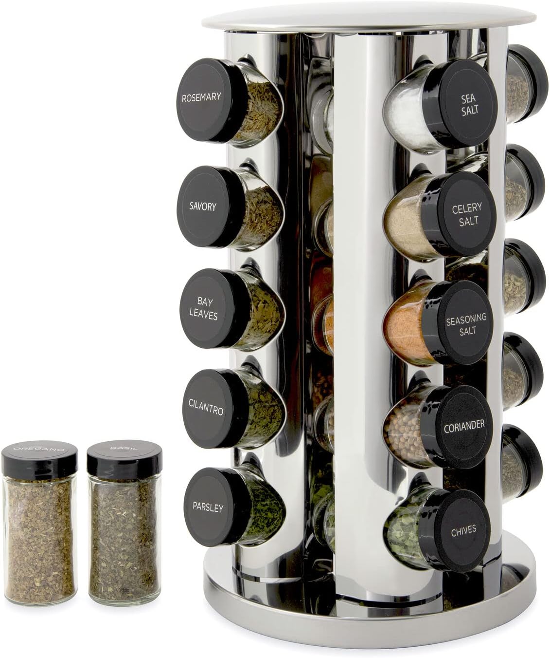 Kamenstein 20 Jar Revolving Countertop Spice Rack