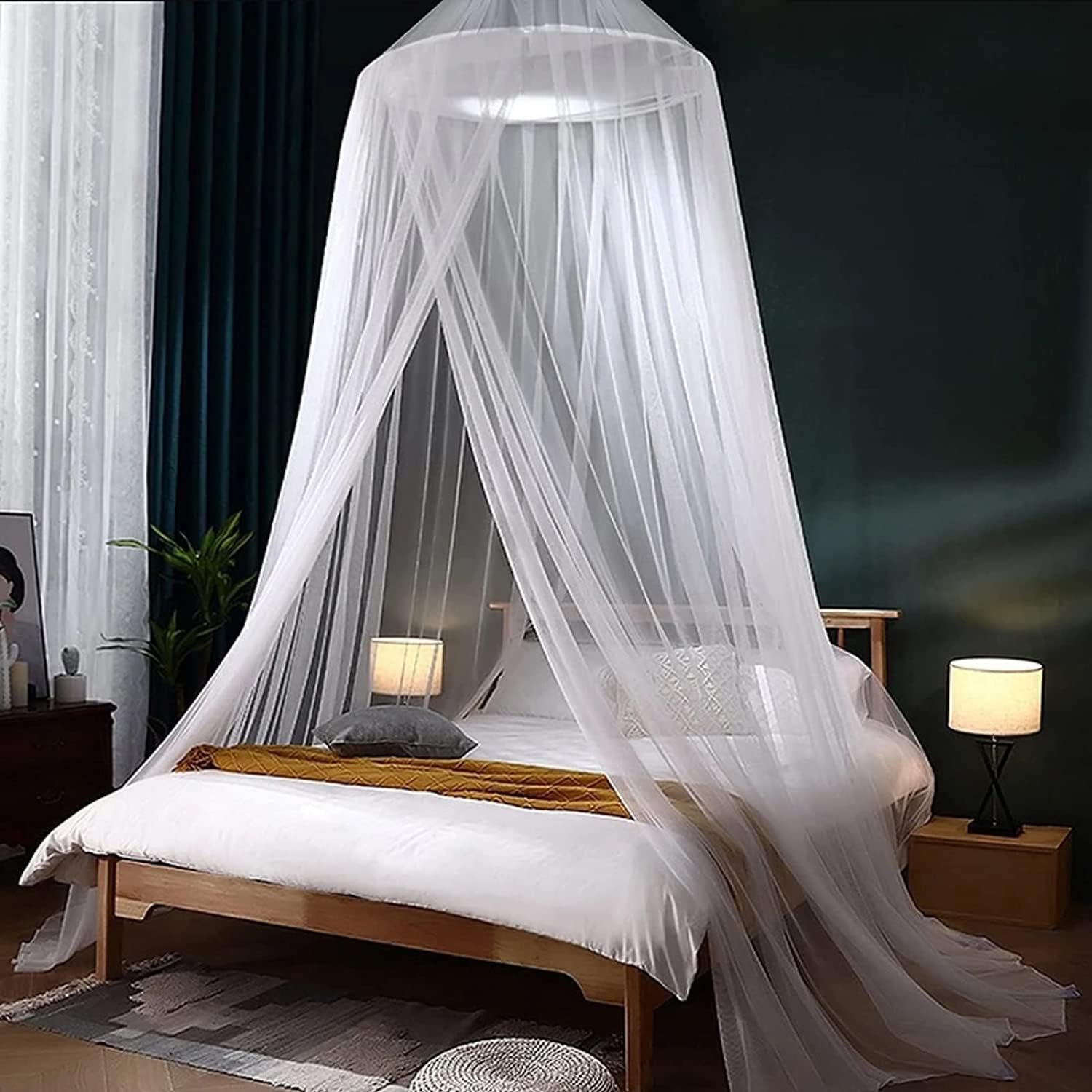 Comtelek Mosquito Net Bed Canopy for Girls