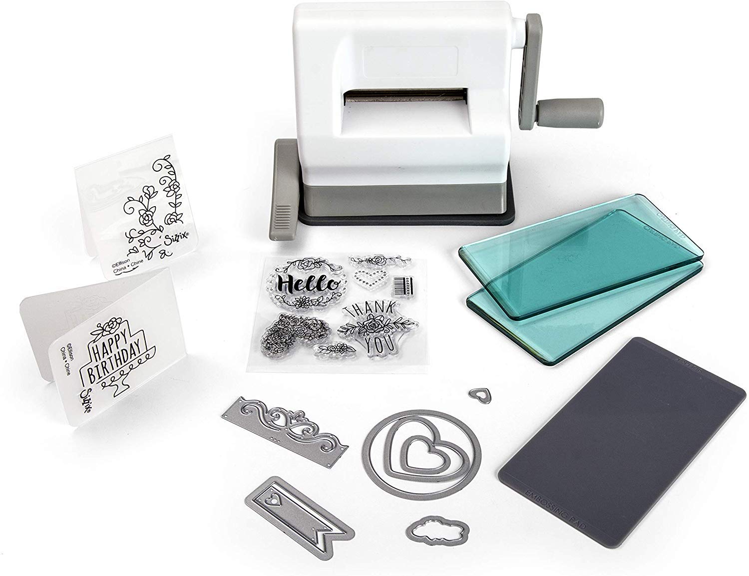 Sizzix Sidekick Starter Kit 661770 Portable Manual Die Cutting & Embossing Machine