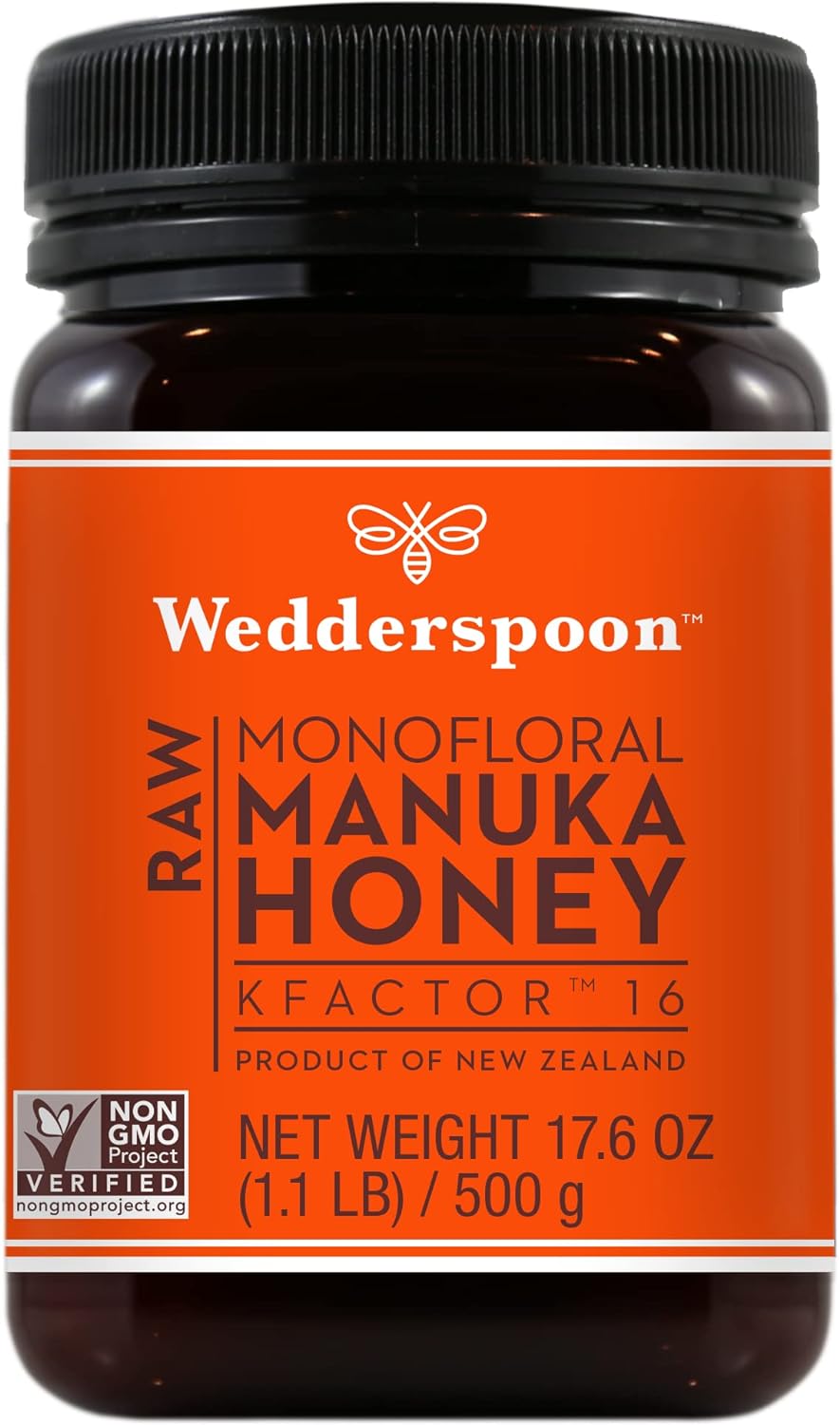 Wedderspoon Raw Premium Manuka Honey