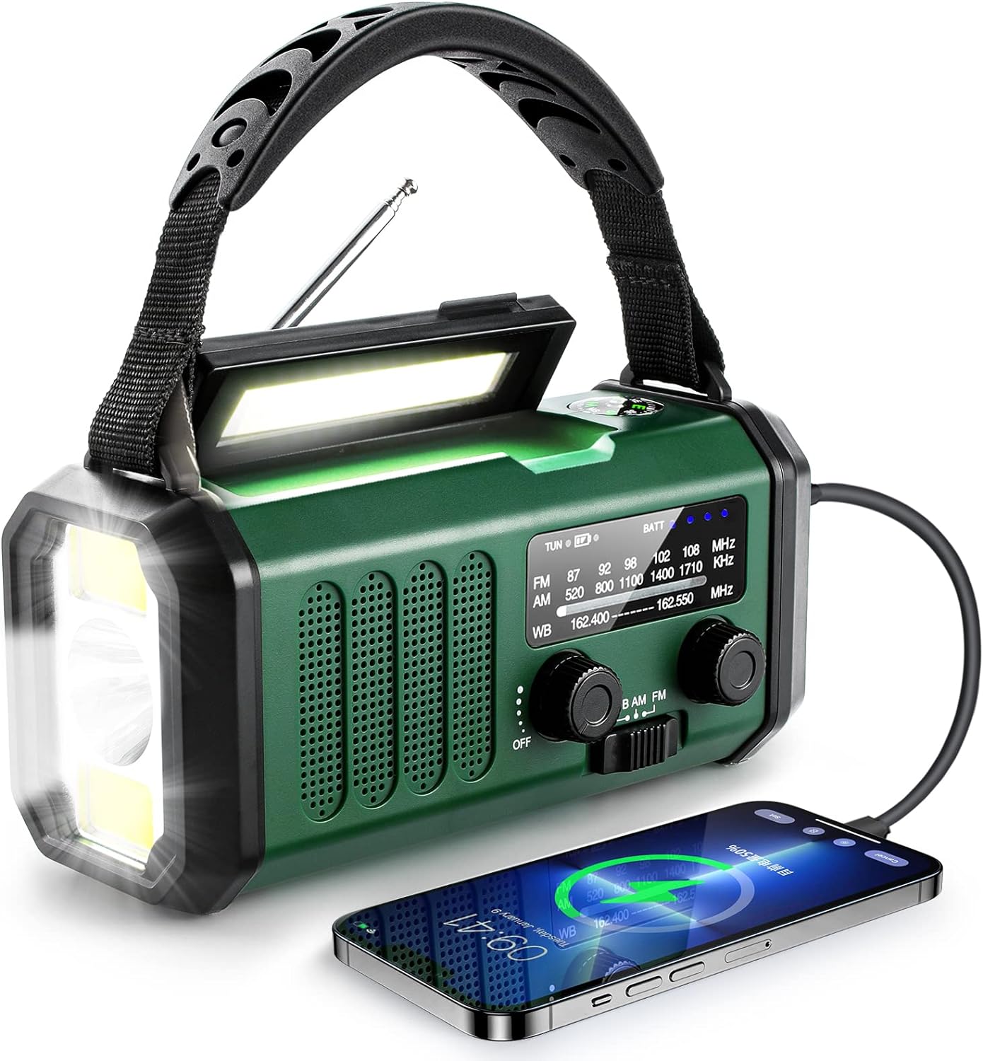 Leaton 10000mAh Crank Radio