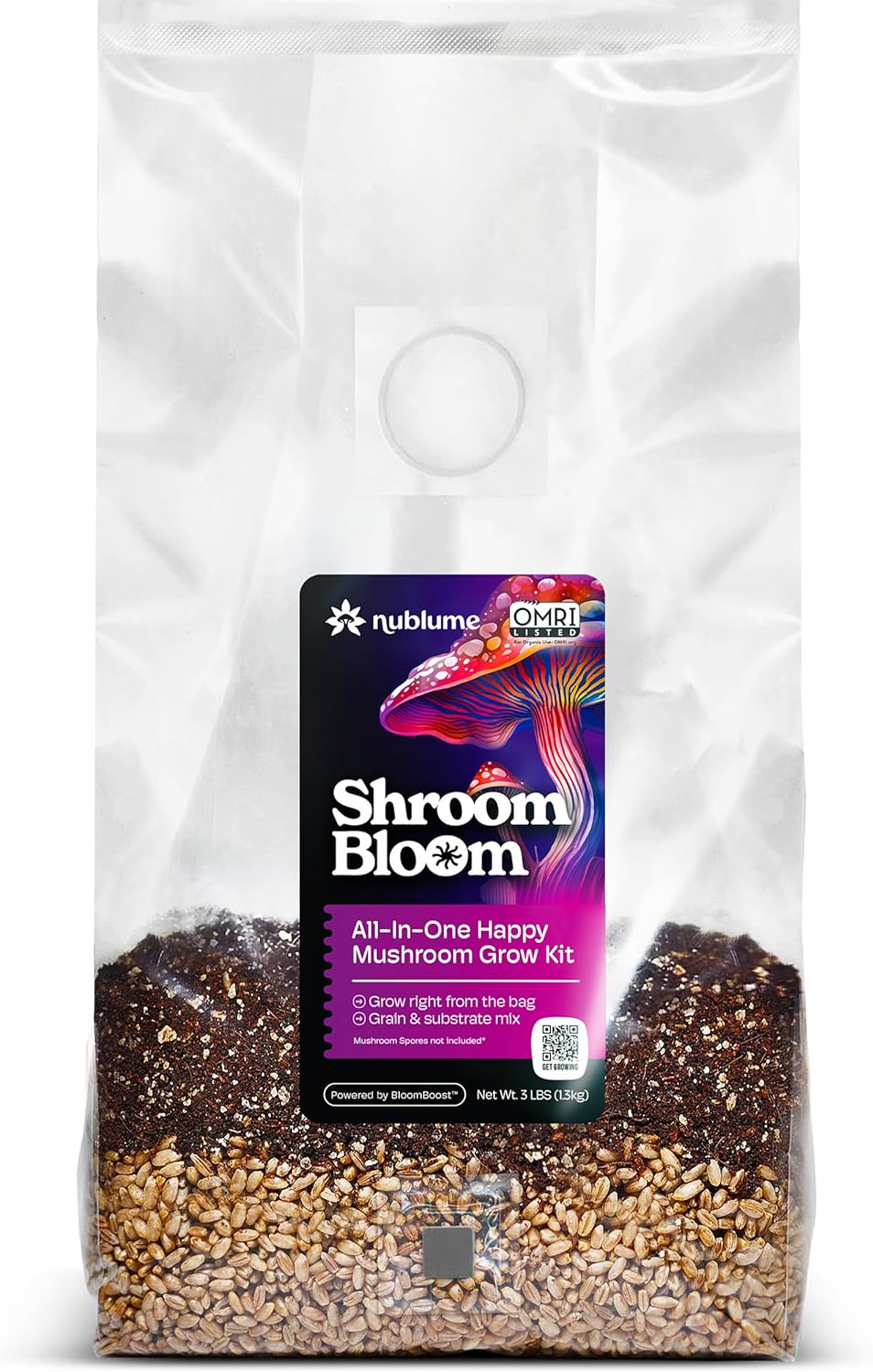 NuBlume All-in-One Mushroom Grow Kit