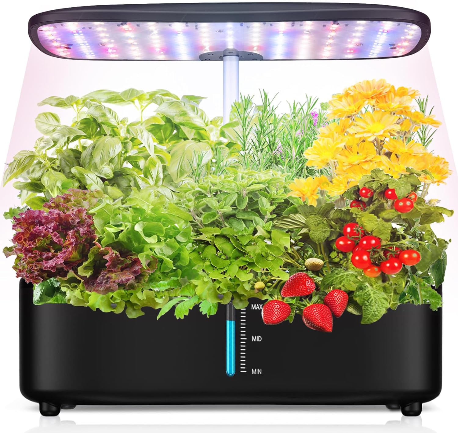 Fulsren Hydroponic Indoor Garden System with LED Grow Lights