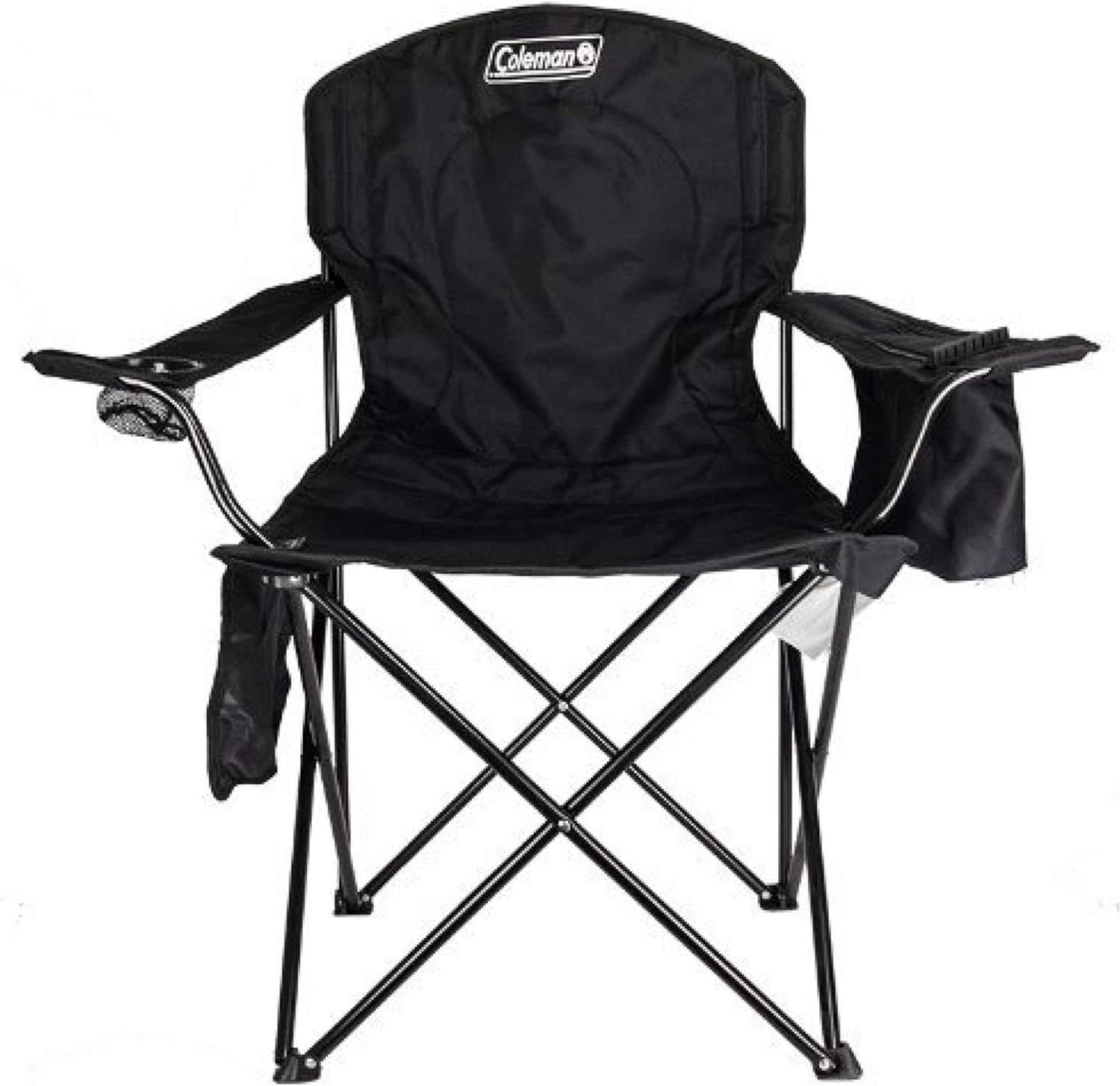 Coleman Portable Camping Chair with 4-Can Cooler