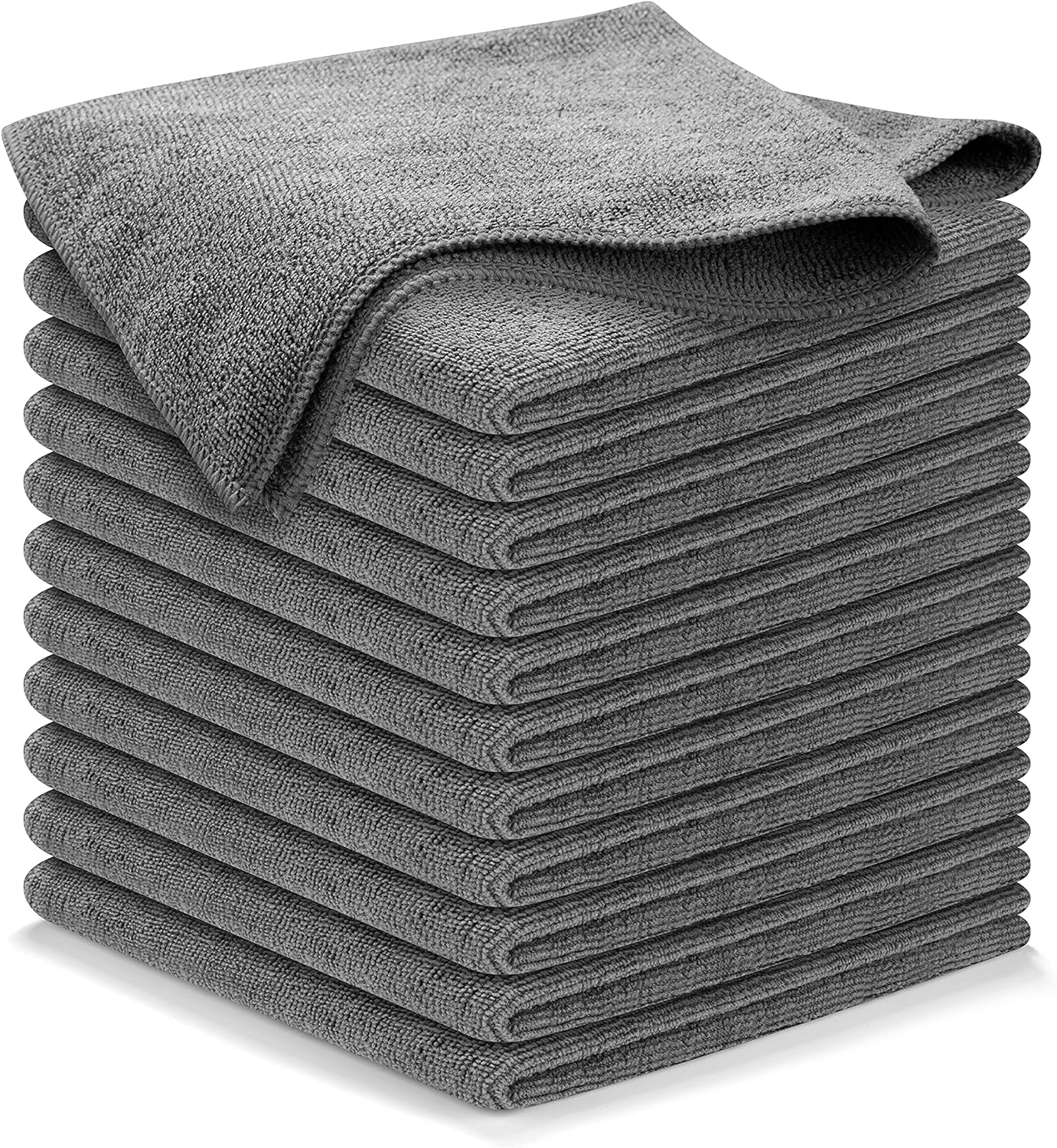 USANOOKS Microfiber Cleaning Cloth Grey - 12 Packs