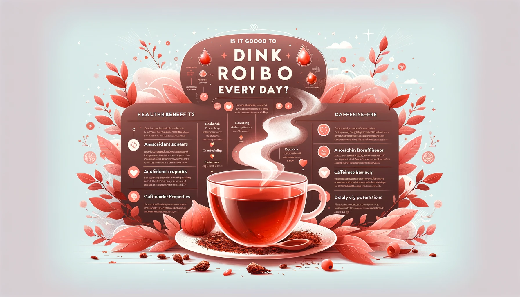 Is it good to drink <strong>rooibos</strong> (red tea) every day?