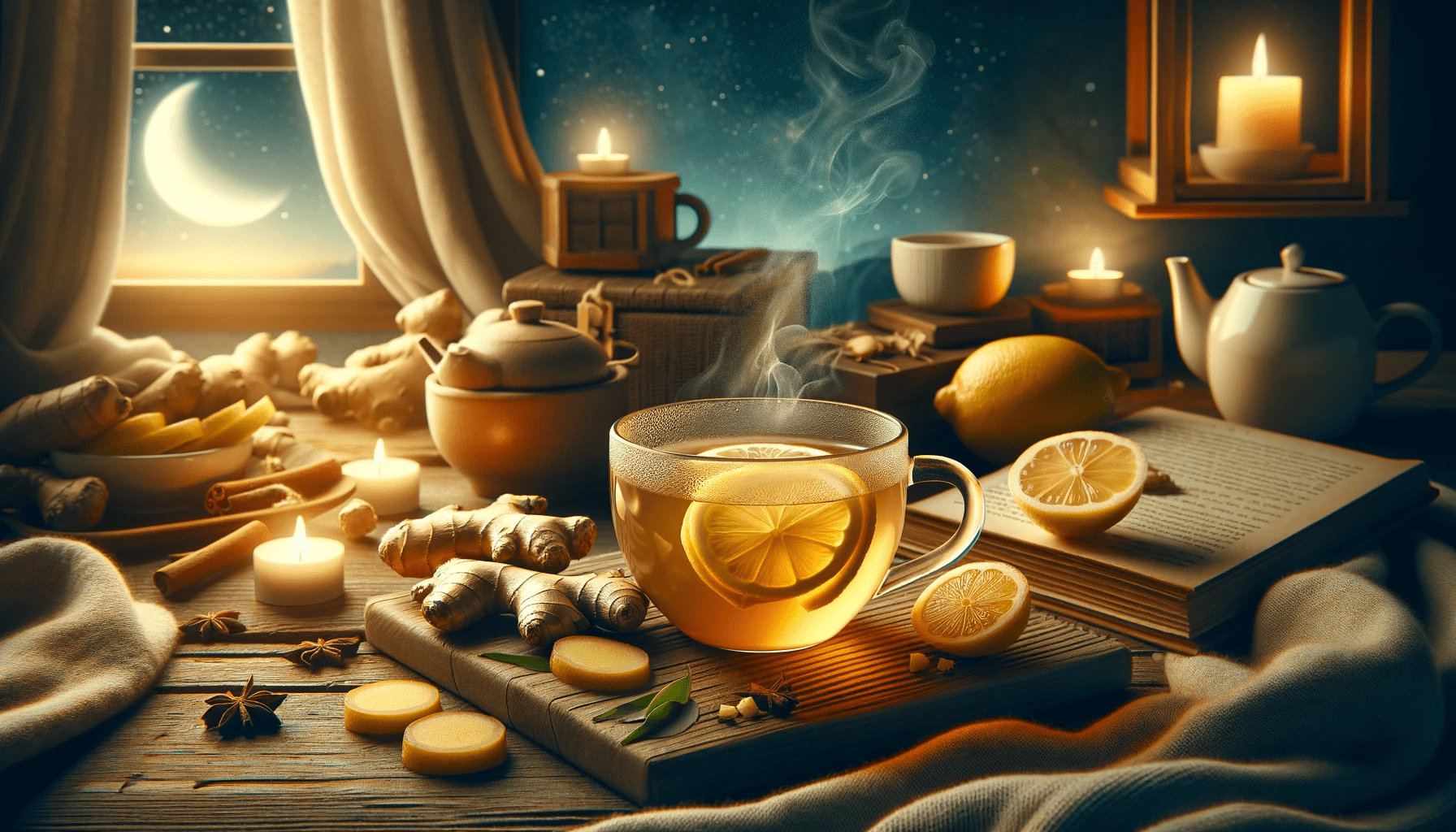 Tisane de Gingembre et Citron le Soir : Bienfaits pour la Santé et le Sommeil