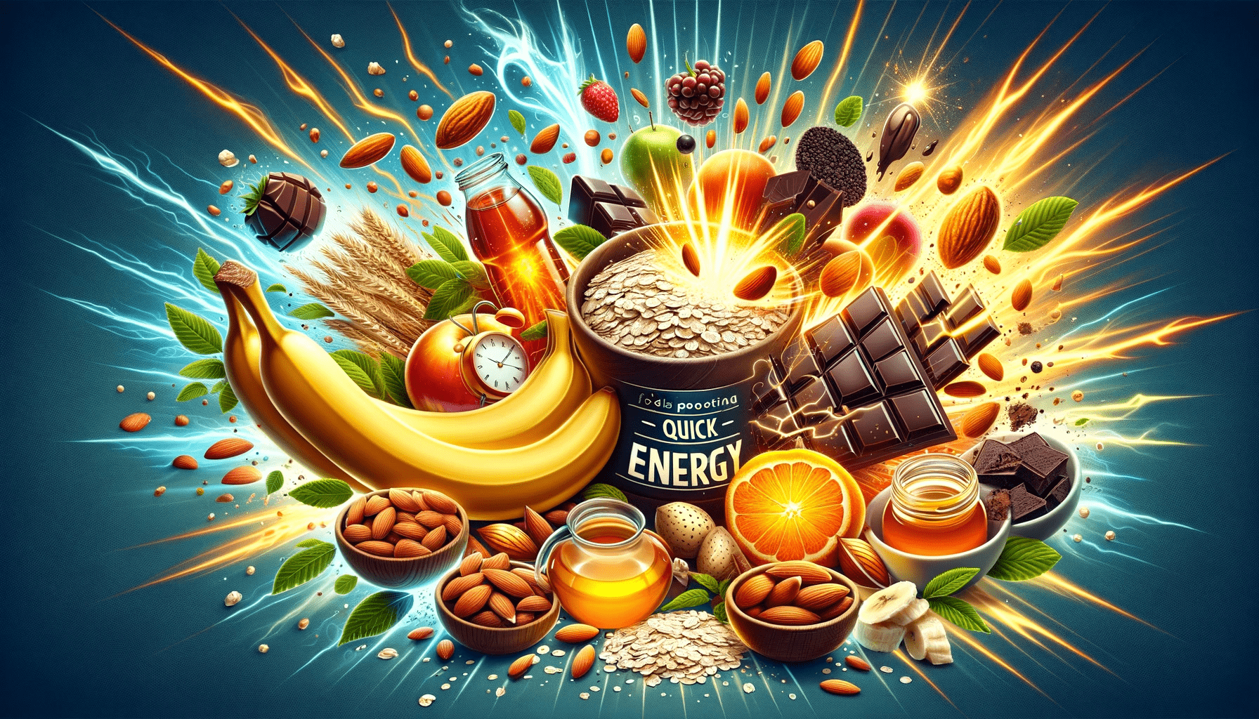 What foods give you energy quickly? Improve your productivity and well-being