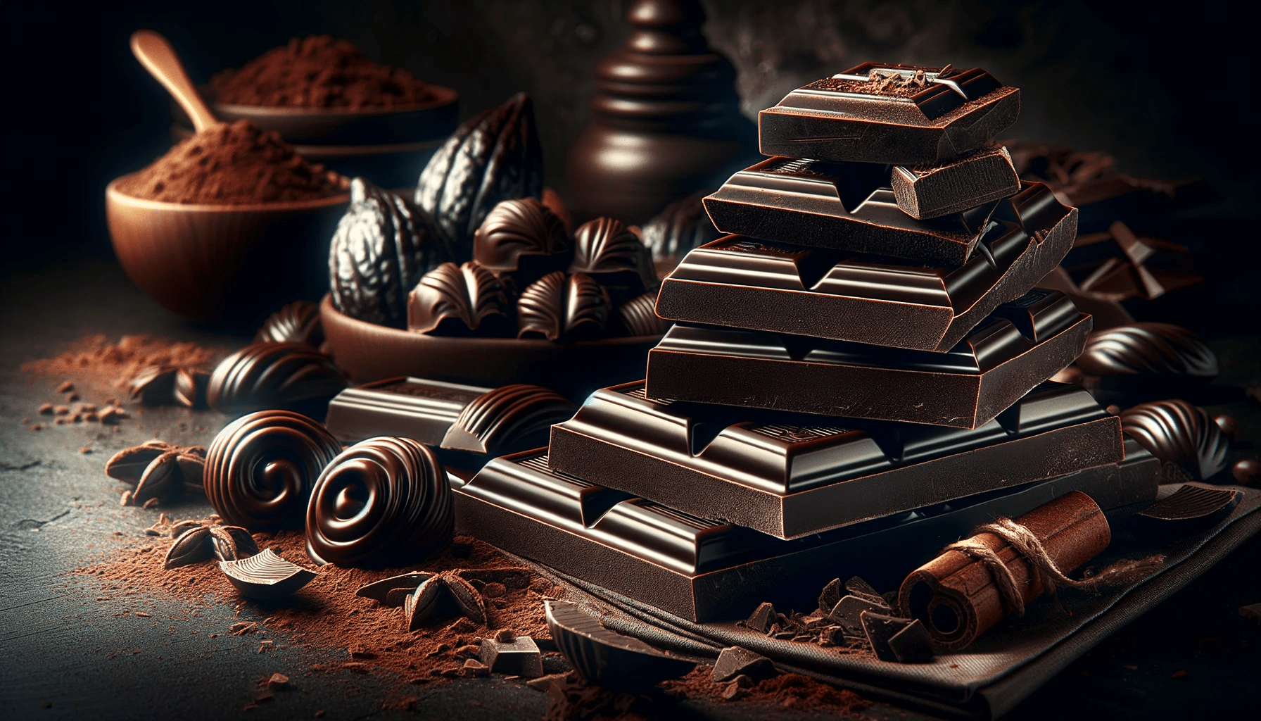 Chocolat Noir: Les Bienfaits des Variétés à 70% et 90% de Cacao