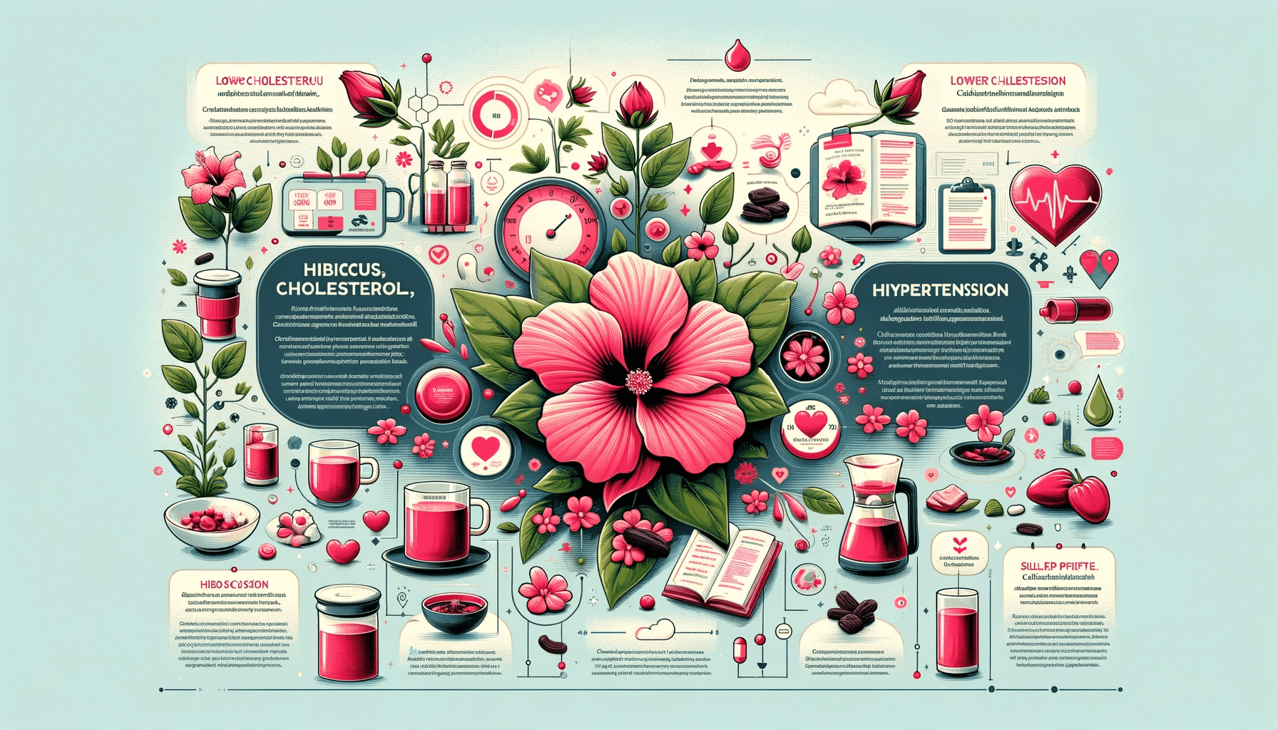 Hibiscus: A Natural Ally Against Cholesterol and Hypertension