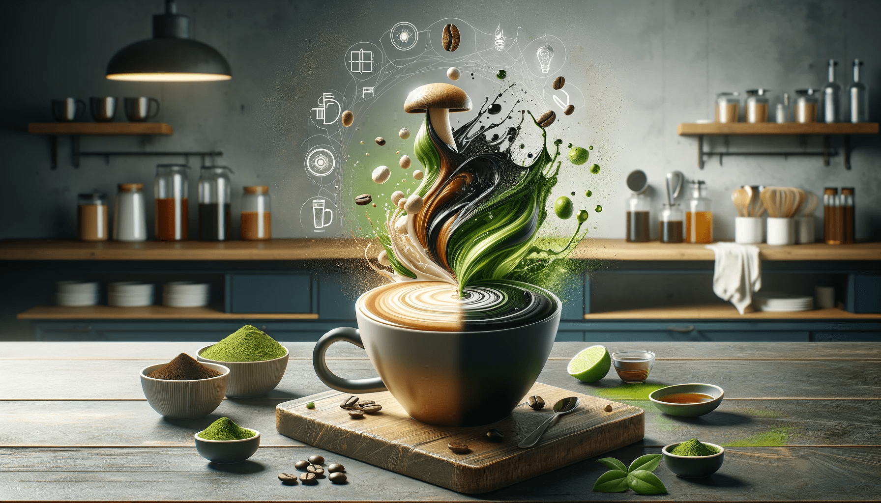 Morning Wellness Drinks : Tea, Matcha, Mushroom Coffee, Coffee &#8211; Rich in Antioxidants