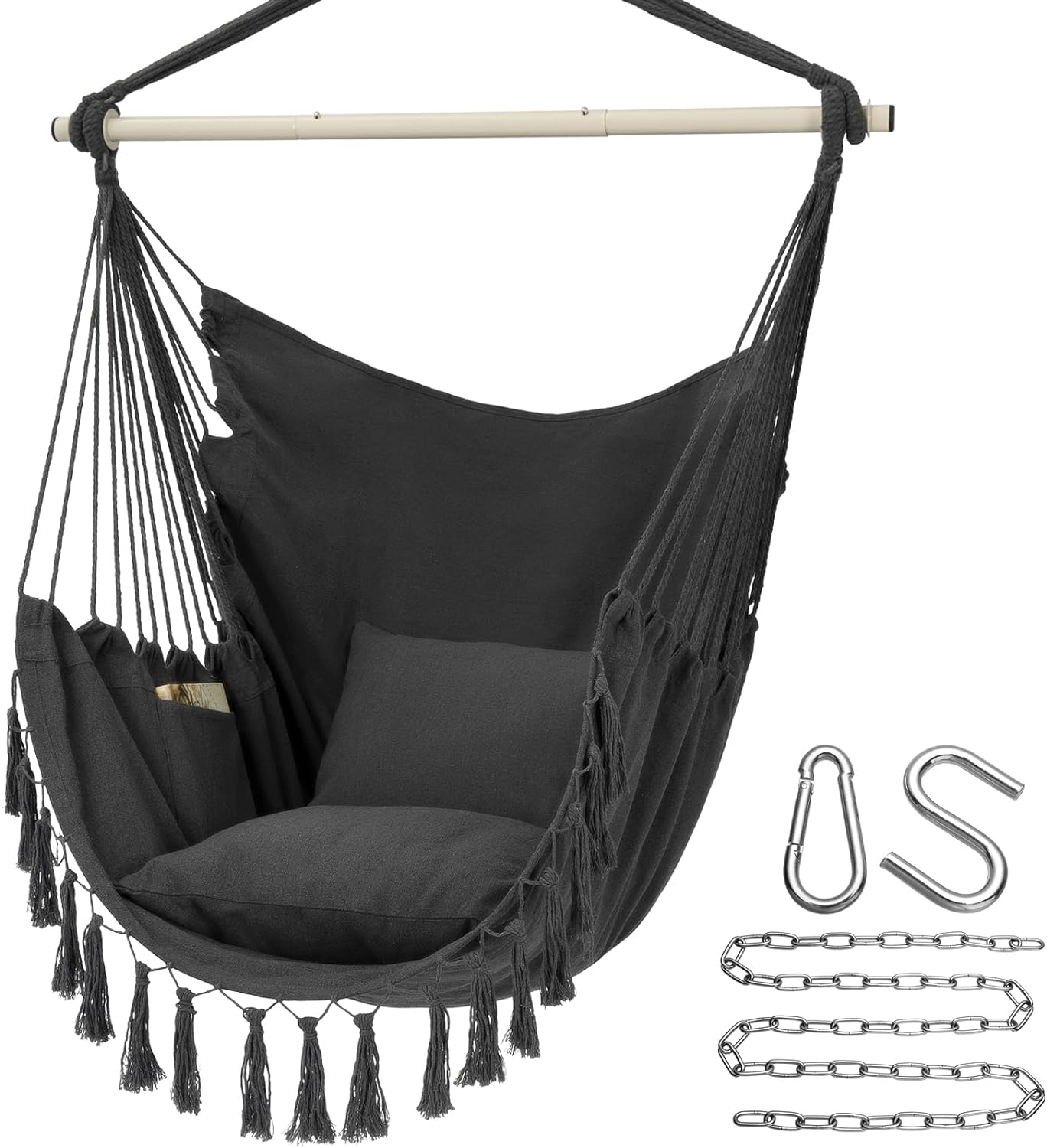 Y- STOP Hammock Chair Hanging Rope Swing