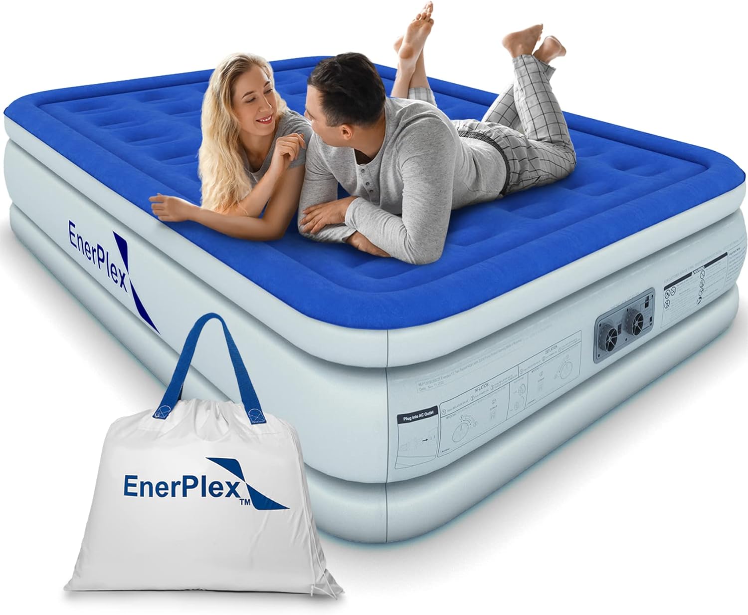 EnerPlex Air Mattress with Built-in Pump