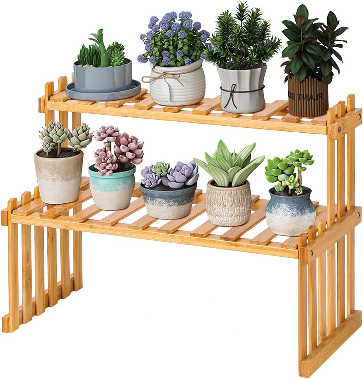 Multi-Tier Bamboo Stand