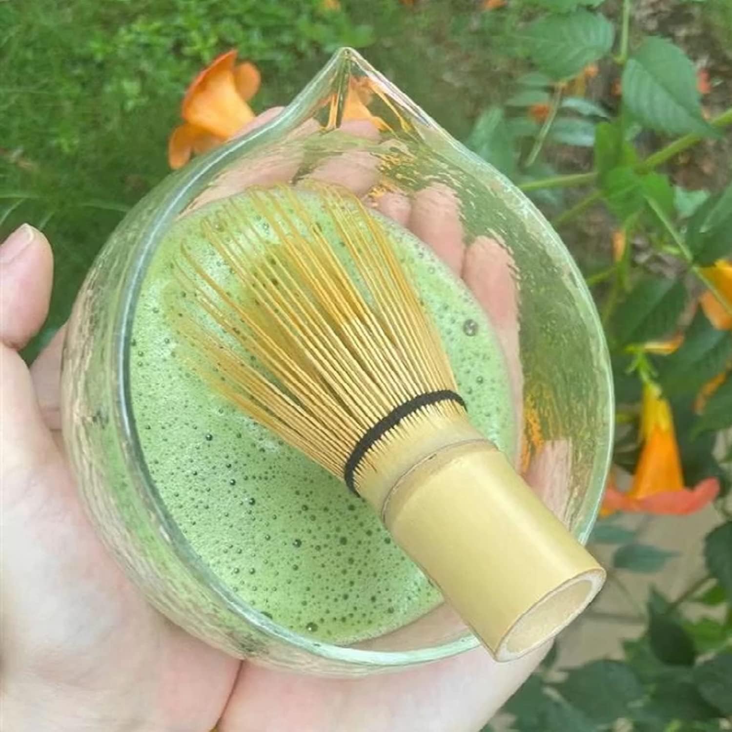 ZENRC Handcrafted Golden Bamboo Matcha Whisk