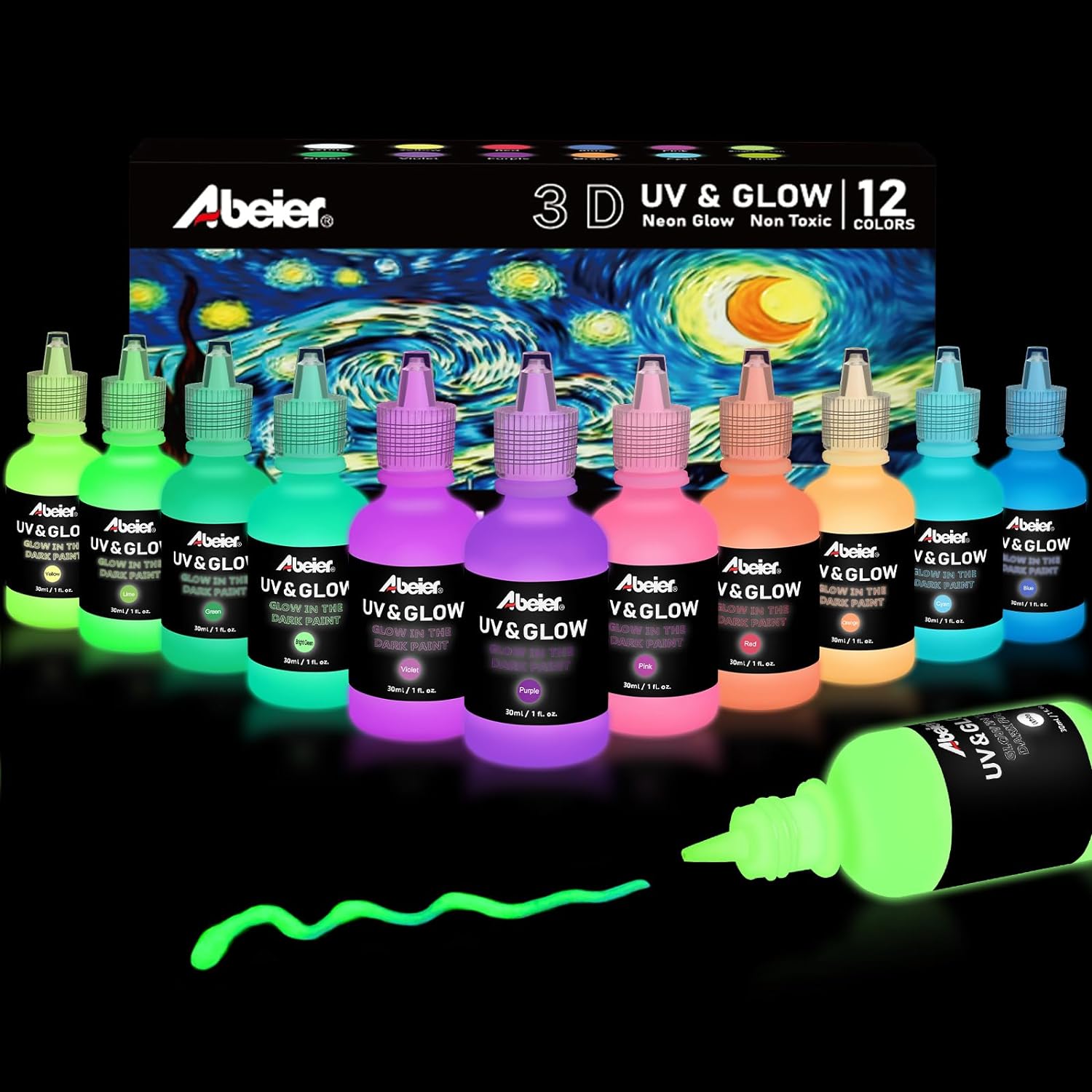 ABEIER Glow in the Dark Paint