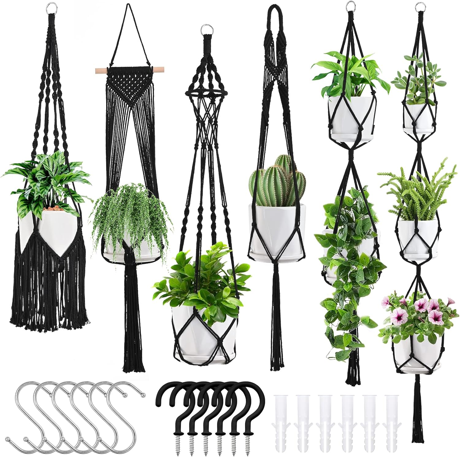 Macrame Plant Hanger Stand