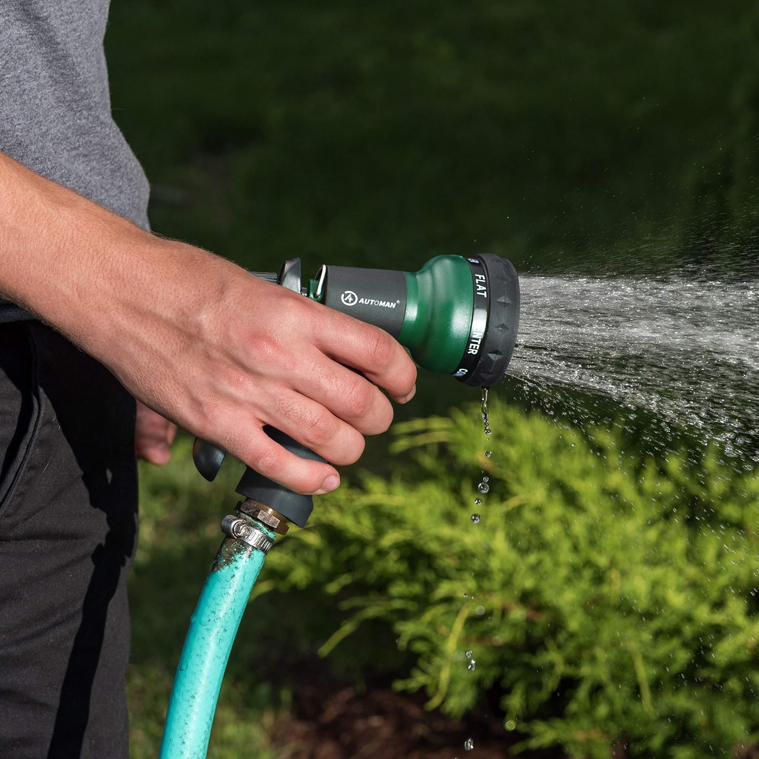 AUTOMAN-Garden-Hose-Nozzle,ABS Water Spray Nozzle