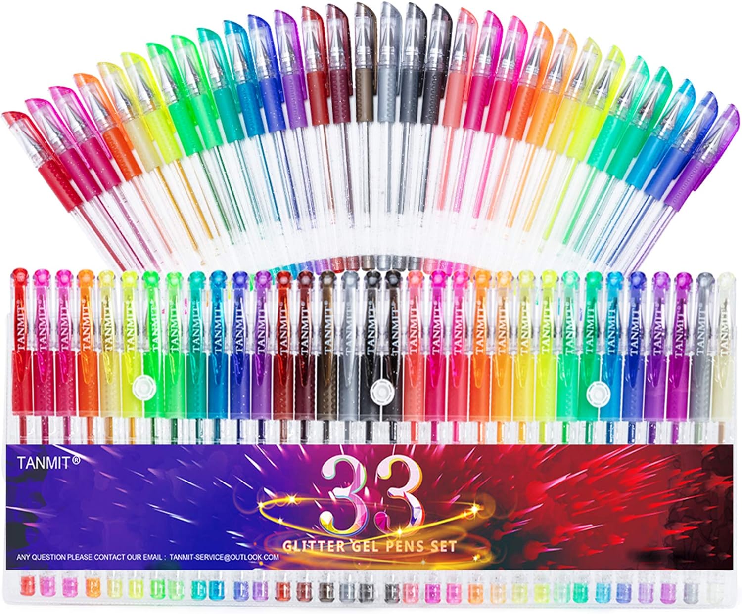TANMIT Glitter Gel Pens
