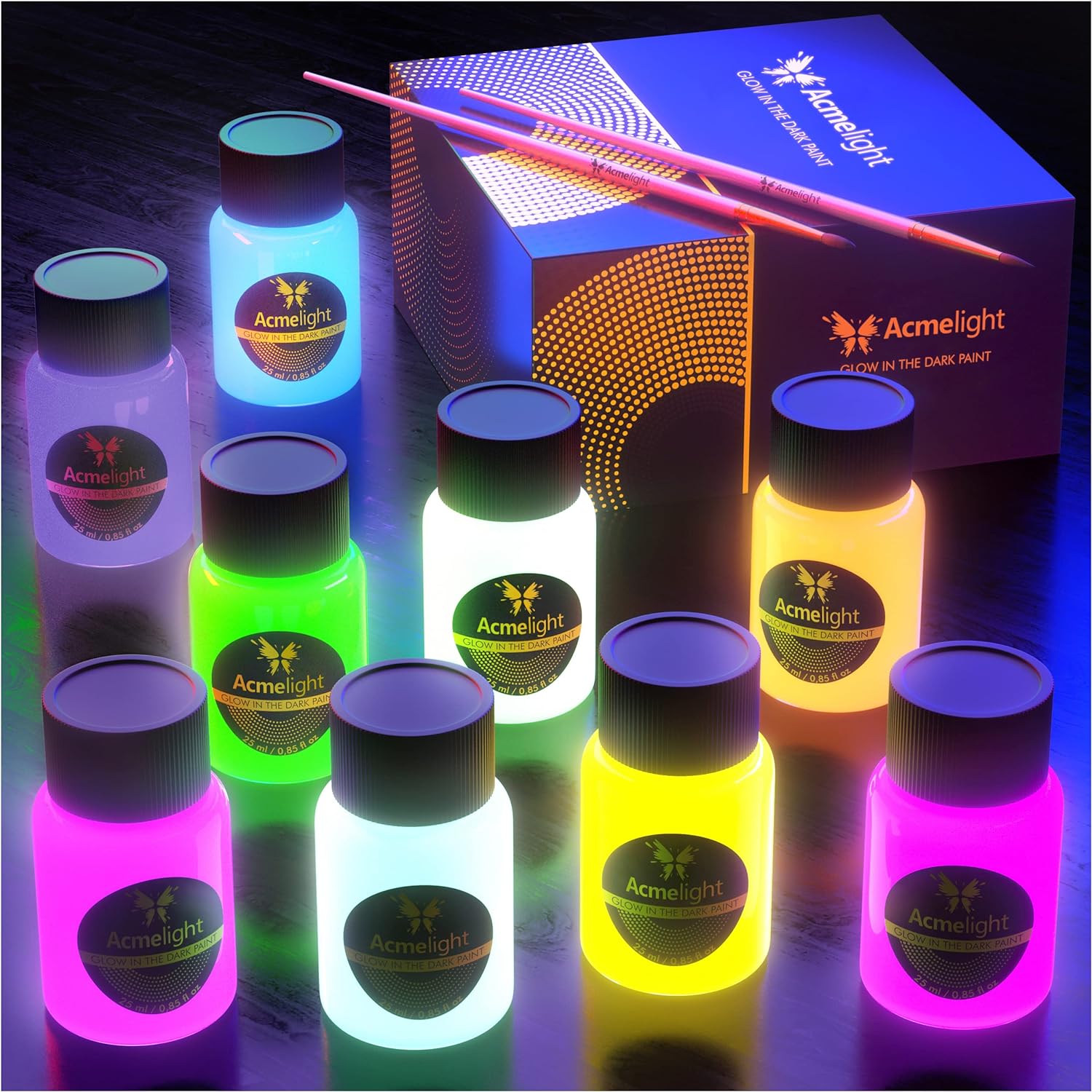 Acmelight Glow in the Dark Acrylic Paint