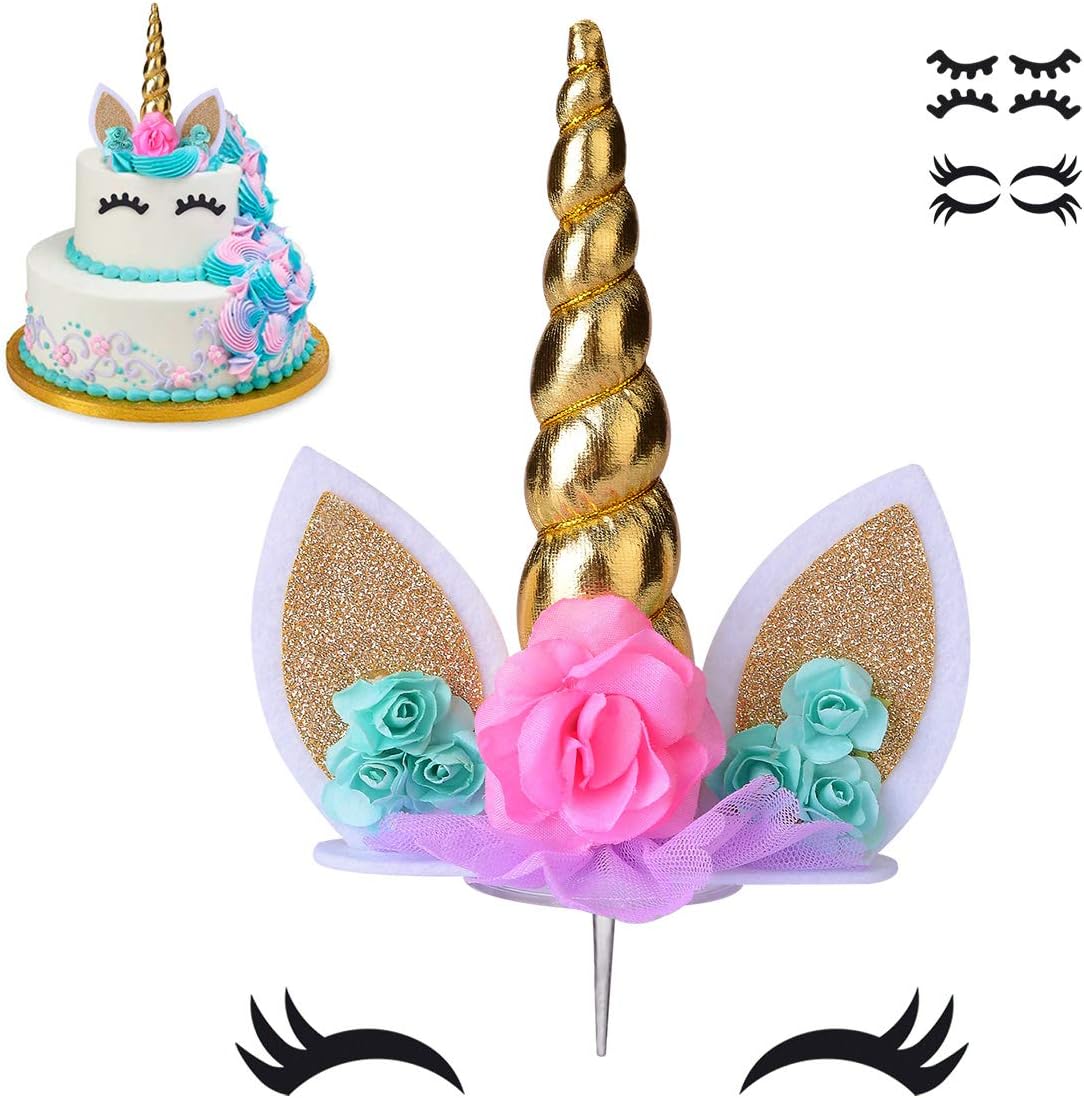 coonoe Unicorn Cake Topper
