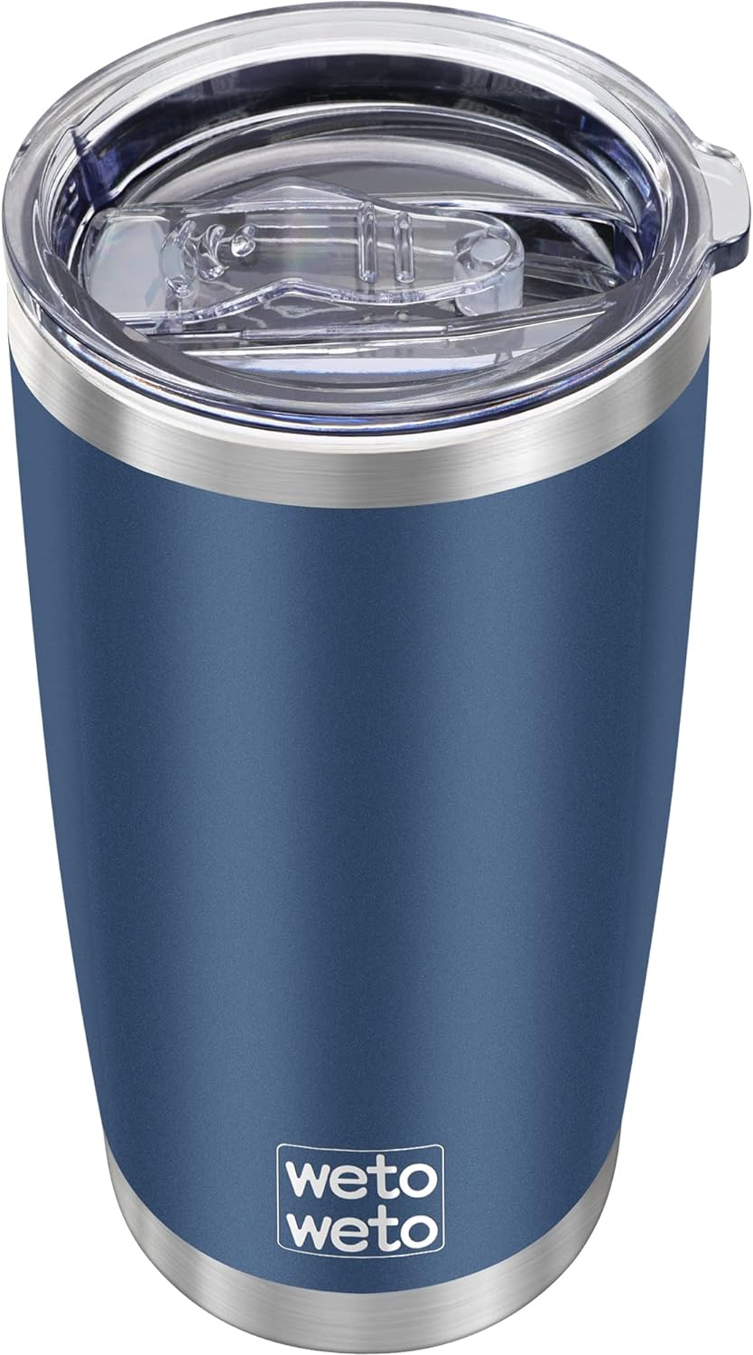 WETOWETO 20oz Tumbler, Stainless Steel Vacuum Insulated Coffee Travel Mug